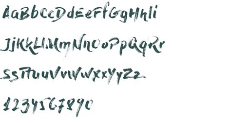 Dry Brush font download free (truetype)