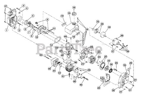 Sears Craftsman Tiller Parts Diagram