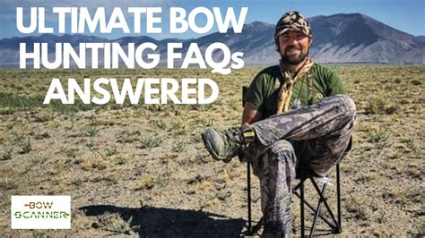 Crossbow Shooting Frequently Asked Questions - BowScanner