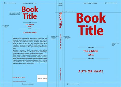 Free Book Cover Design Templates Of Book Cover Design Template for 5 375 X 7 375 Inch Book ...