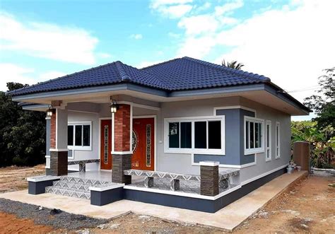 Contemporary Style House Design with Ingenious Hip Roof - Pinoy House Designs