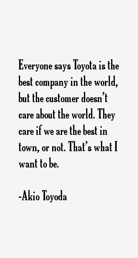 Akio Toyoda Quotes & Sayings