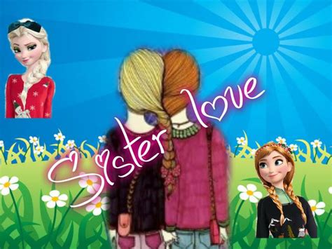 Elsa and Anna, Sister love by NathaliaLawliet on DeviantArt