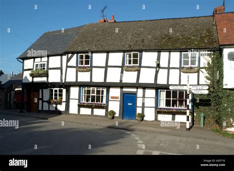 Building Weobley Village Herefordshire England Stock Photo - Alamy