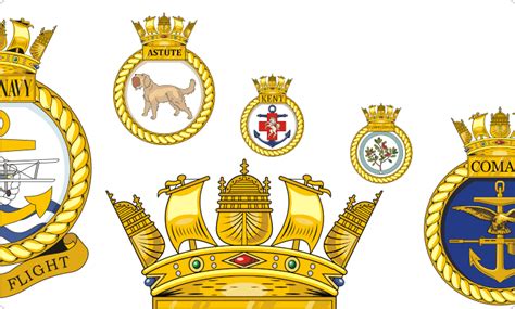 British Royal Navy Crest