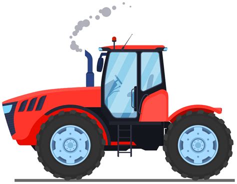 Red new tractor toy decal - TenStickers