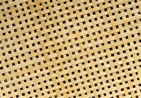 Premium Photo | Closed Up of Rattan Texture of Basket Weave Pattern