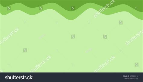 Green Wave Background Wallpaper Stock Illustration 1878483916 ...