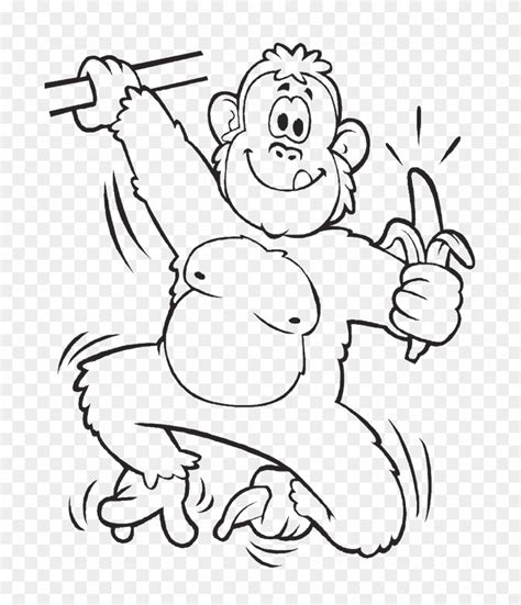 Baby Orangutan Coloring Page