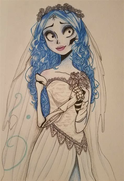 Corpse bride Emily fanart by Cosmicowl27 on DeviantArt