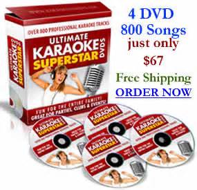 TOP KARAOKE SONGS ON DVD. PRO ACCOMPANIMENT TRACKS