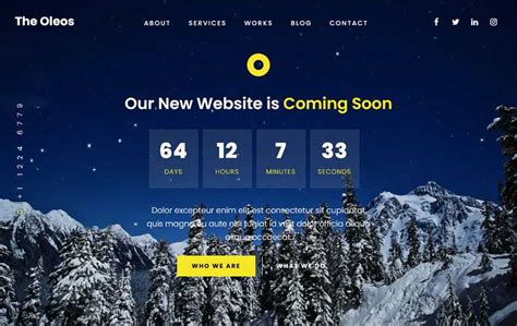 20 Beautifully Designed Coming Soon Pages for Inspiration – Yes Web Designs