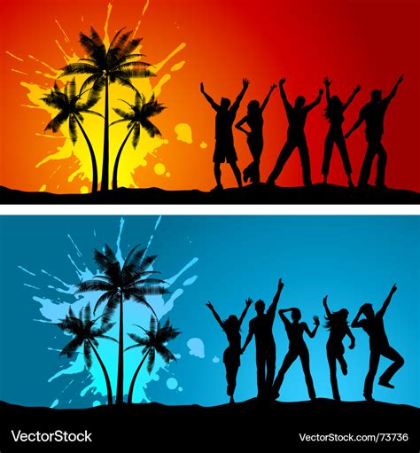 Beach party Royalty Free Vector Image - VectorStock