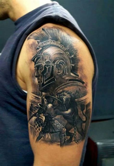 #tattoo | Gladiator tattoo, Warrior tattoos, Picture tattoos