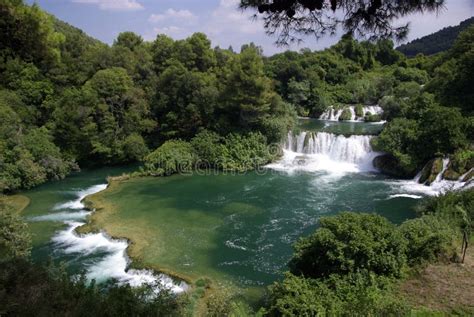 Skradinski Buk Waterfall, Croatia Stock Image - Image: 13592953