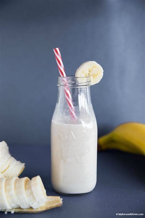 Korean Banana Milk Recipe - My Korean Kitchen