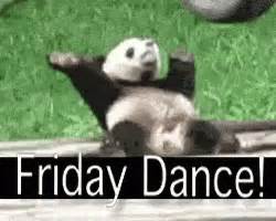 Friday Dance GIF - Friday Dance TGIF Panda - Discover & Share GIFs