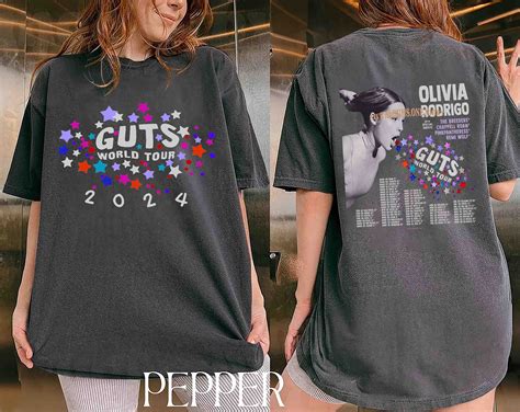 Olivia Rodrigo World Tour Shirt, Guts World Tour 2023 Shirt, Guts World ...