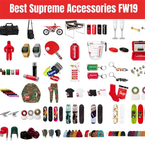 The Coolest Supreme Accessories: Supreme FW19 Edition