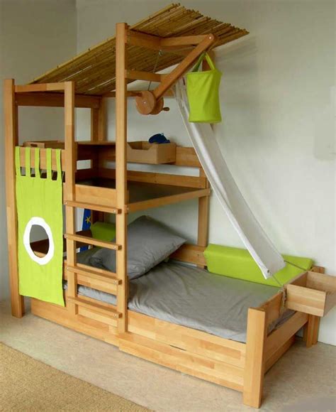 Toddler Bunk Beds That Turn The Bedroom Into a Playground | Toddler bunk beds, Cool beds for ...