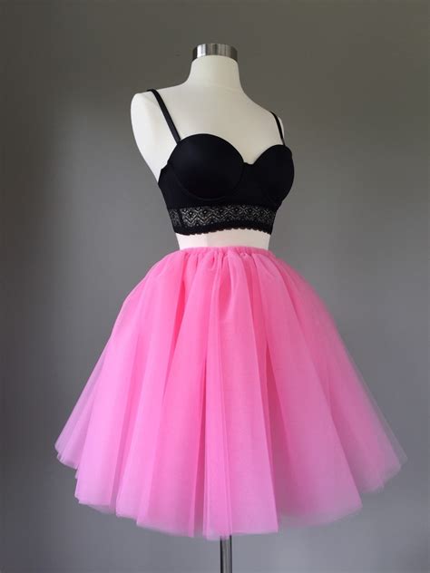 Tulle skirt adult tutu pink tutu pink tulle skirt Adult