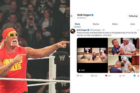 Hulk Hogan Describes Recent Baptism as 'Greatest Day of My Life'