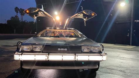 "Back To The Future" DeLorean time machine replica up for sale