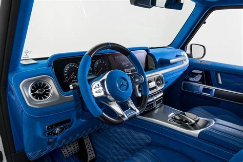 Bright Blue BRABUS Interior For Your Mercedes-AMG G63