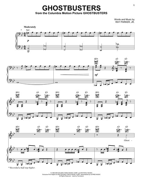 Ghostbusters | Sheet Music Direct