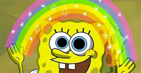 Spongebob Squarepants Rainbow Meme