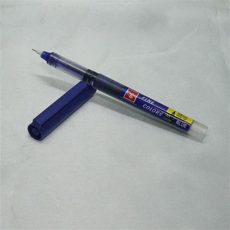 Figo Fineliner 0.6mm Pipe Tip Blue Writing SKU 21928