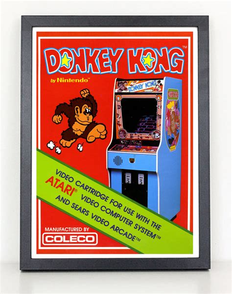 Atari Donkey Kong Reproduction Poster Print - Etsy