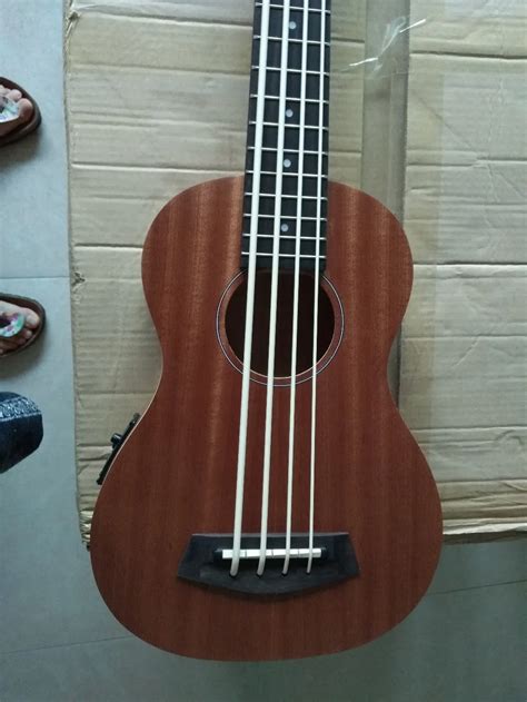 UKUBASS, Ukulele bass, Ukulelebasss, mahogany wood with EQ-in Ukulele from Sports ...