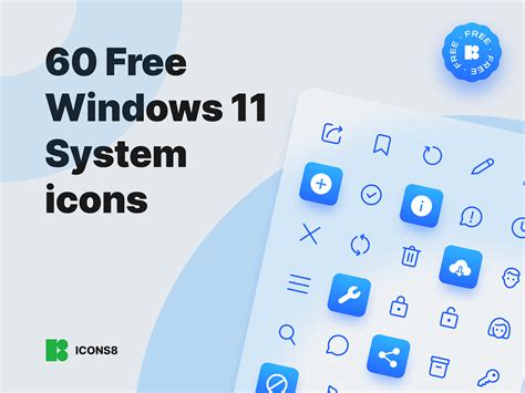 Windows 11 icons freebie by Icons8 on Dribbble