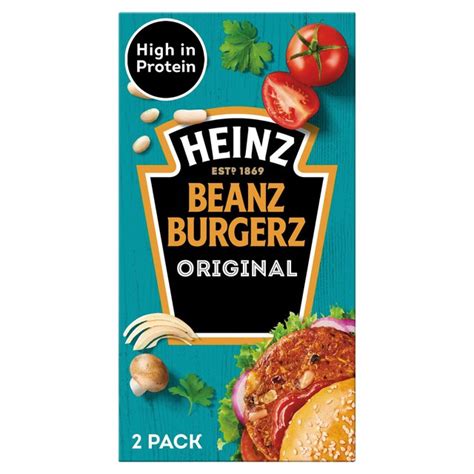 Heinz Classic Plant Based Bean Burgers 2 pack | Ocado