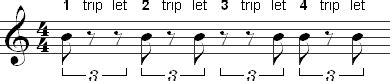 Eighth Note Triplets and Rests