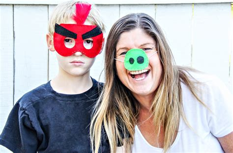 Angry Birds Crafts Handmade Face Masks | Tonya Staab