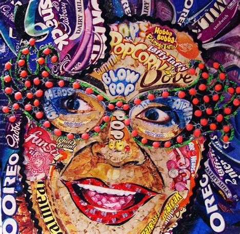 1000+ images about candy wrapper collage on Pinterest | Louis armstrong, Artworks and Arts & crafts