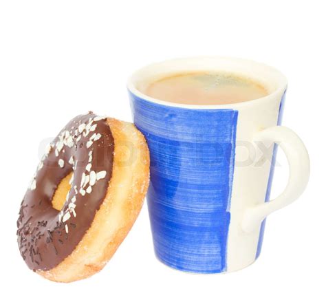 donut with coffee mug | Stock image | Colourbox