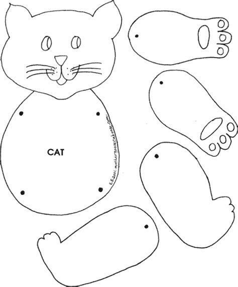 Animal Puppets | Cat crafts preschool, Stuffed animal patterns ...