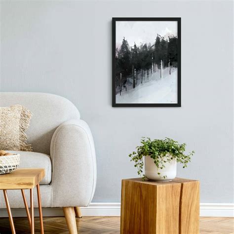 Winter Trees Abstract Print By Green Lili | notonthehighstreet.com