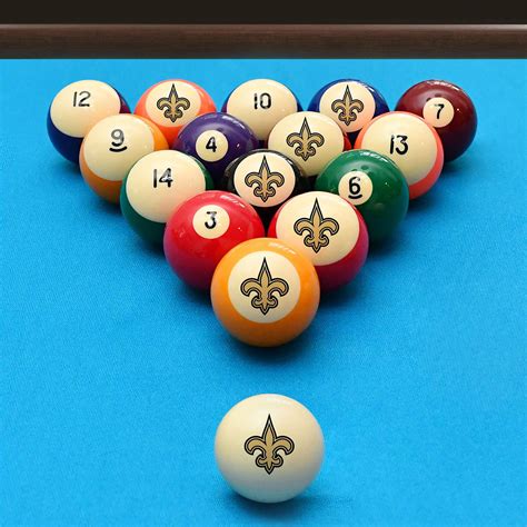 Imperial New Orleans Saints Retro Billiard Balls