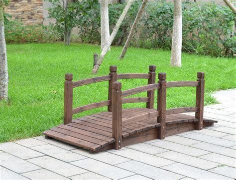 NEW 5 FT WOODEN GARDEN POND BRIDGE WBR110 – Uncle Wiener's Wholesale