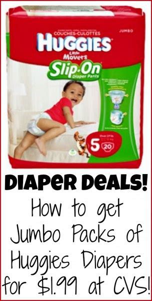 CVS Deals: Huggies Diapers for $1.99 with Printable Coupons!