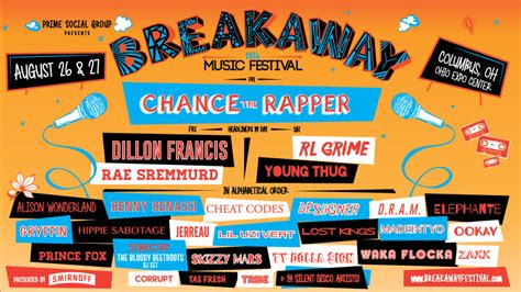 New Breakaway Music Fest headliner: Chance the Rapper – 614NOW