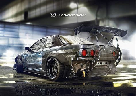 HD wallpaper: artwork, car, Drift Missile, Drifting, Nissan, Nissan Skyline | Wallpaper Flare