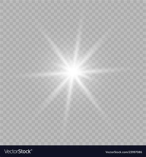 Glow isolated white Royalty Free Vector Image - VectorStock