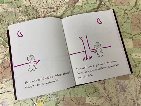 Harold and the Purple Crayon children's book - Purple Lizard Maps