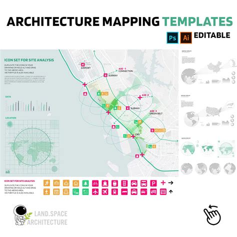 Architecture Site Analysis Mapping Templates :: Behance