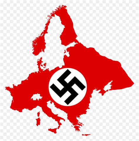 X 1468 9 Nazi Germany Flag Map, Graphics, Hand HD PNG Download - FlyClipart